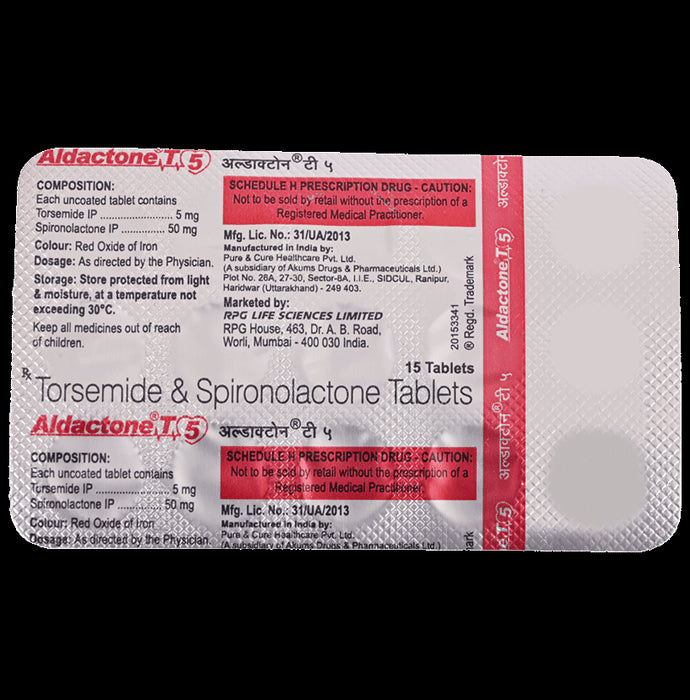 Aldactone T 5 Tablet