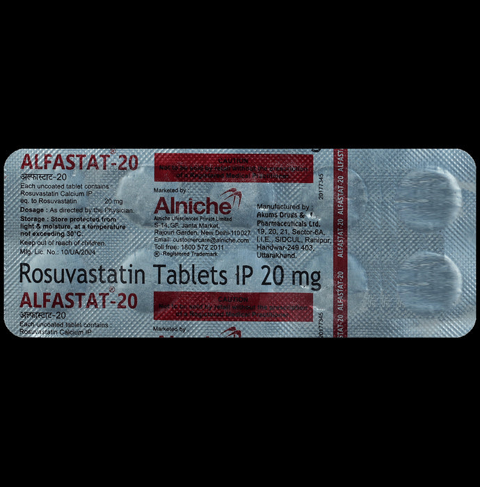 Alfastat 20 Tablet
