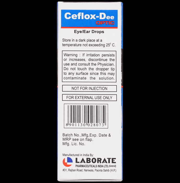 Ceflox-Dee Optic Eye/Ear Drops
