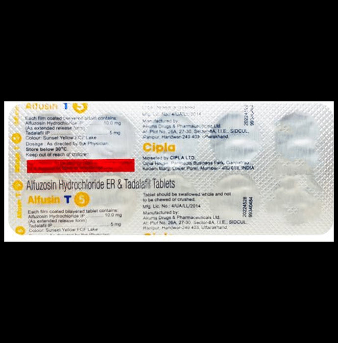 Alfusin T 5 Tablet ER