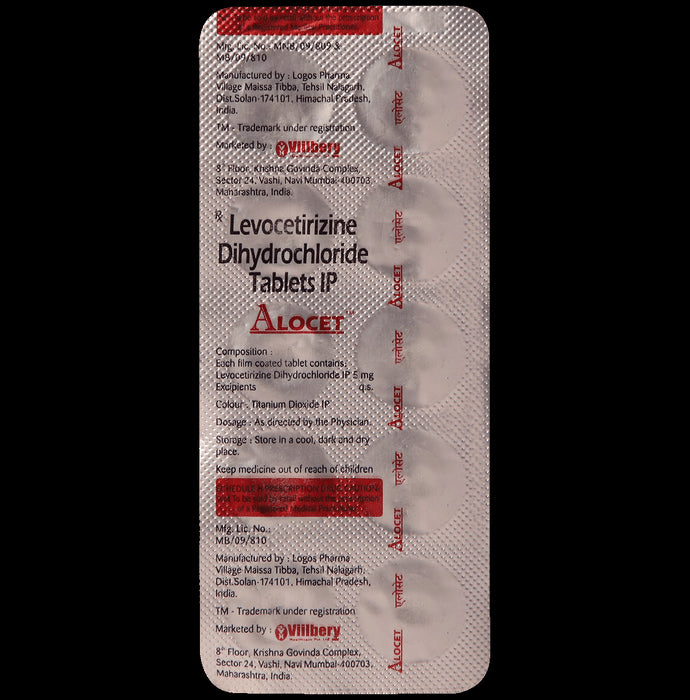 Alocet 5mg Tablet