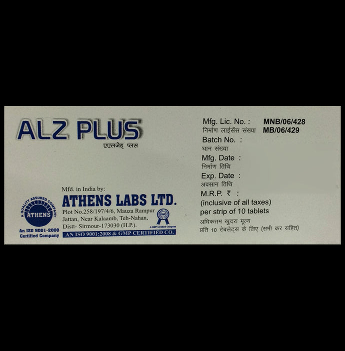 Alz Plus Tablet