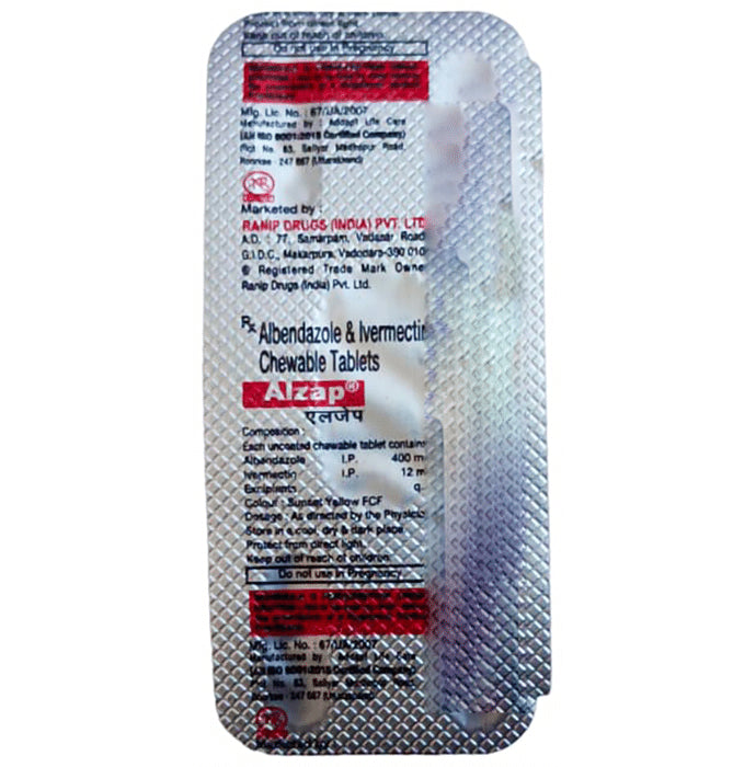 Alzap Chewable Tablet
