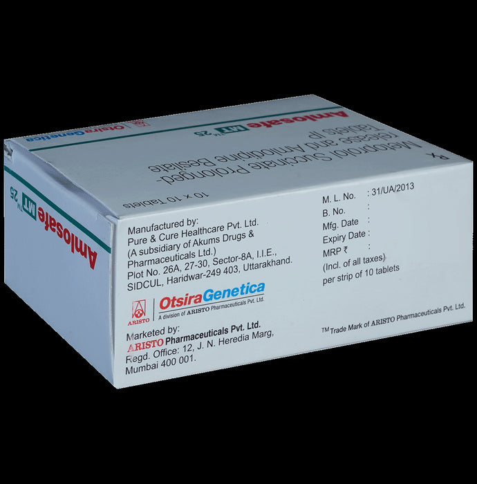 Amlosafe MT 25 Tablet PR