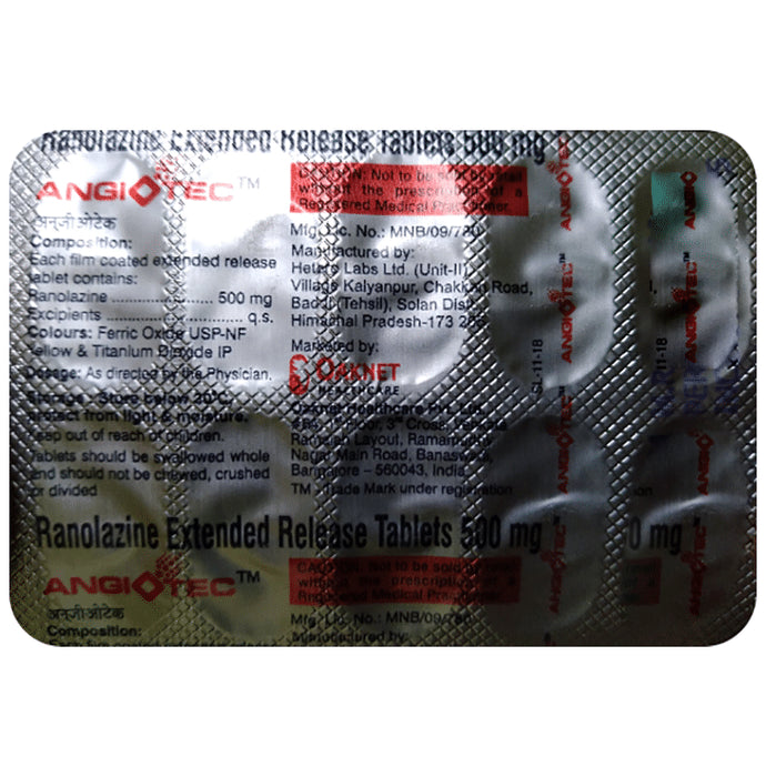 Angiotec Tablet ER - Classic Derma