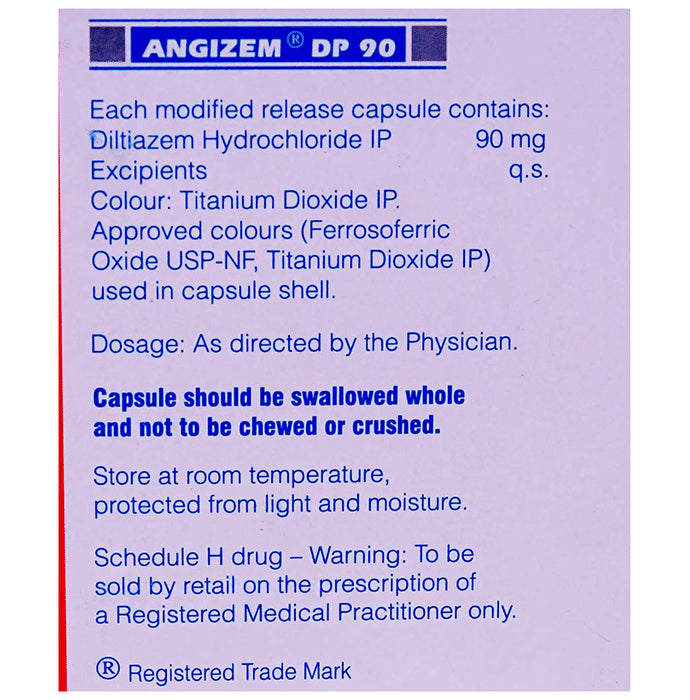 Angizem DP 90 Capsule MR