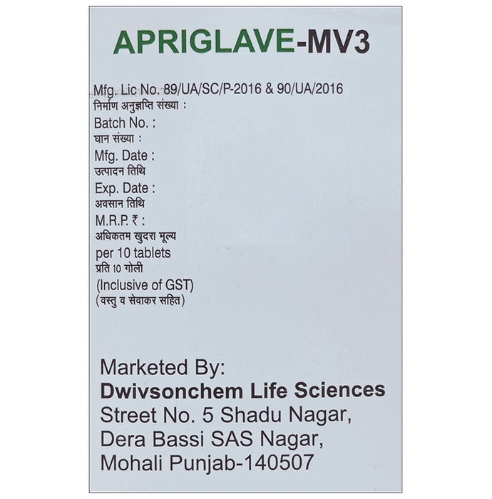 Apriglave-MV3 Tablet SR