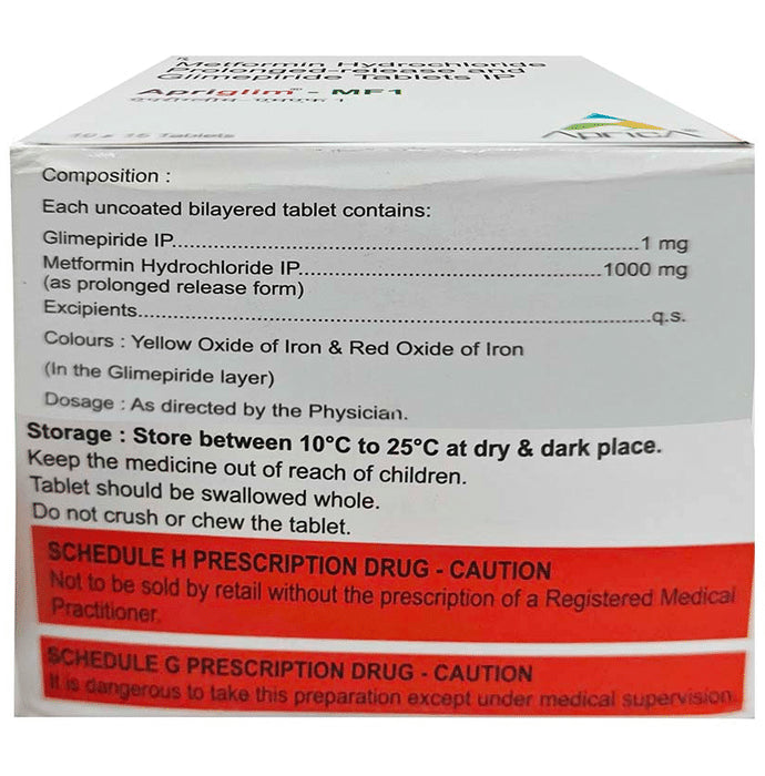 Apriglim-MF 1 Tablet PR