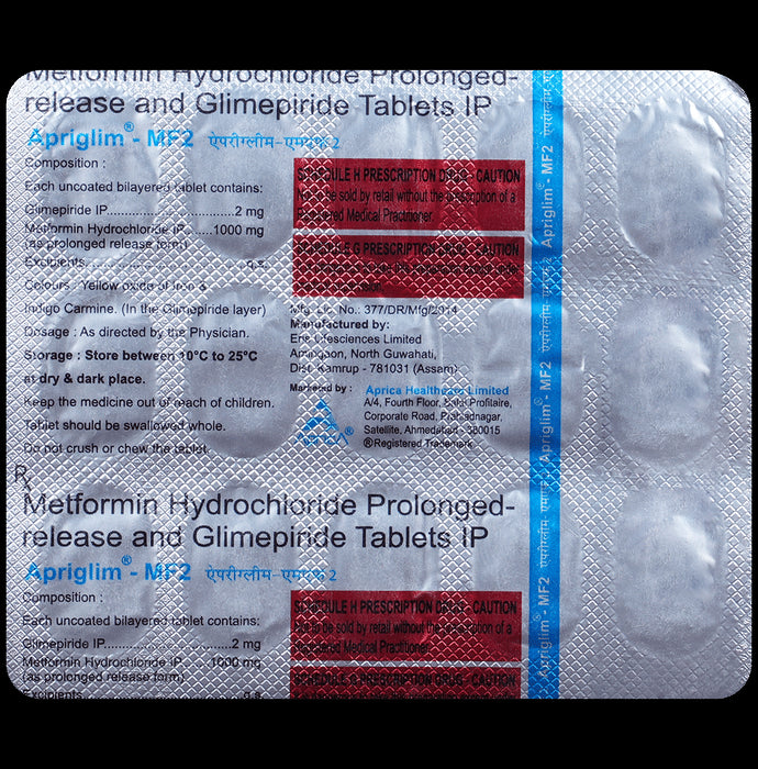 Apriglim-MF 2 Tablet PR