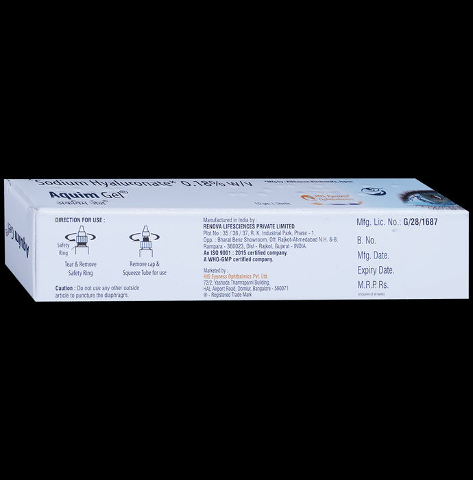 Aquim 0.18% Eye Gel