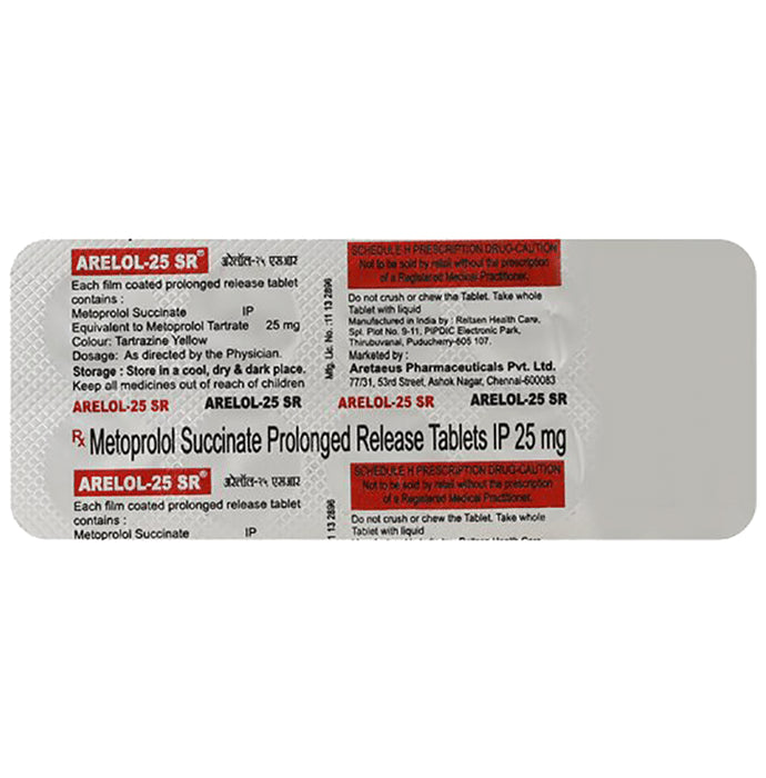 Arelol 25mg Tablet SR - Classic Derma