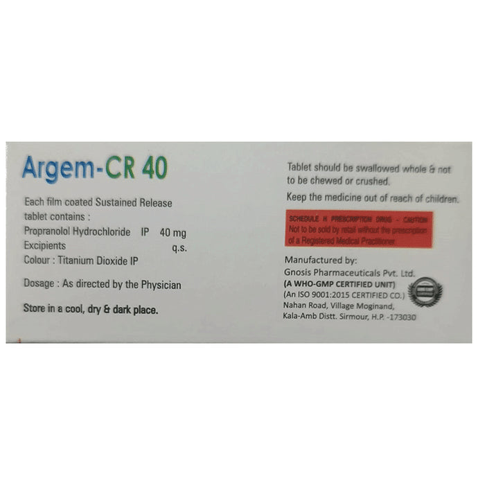 Argem-CR 40 Tablet