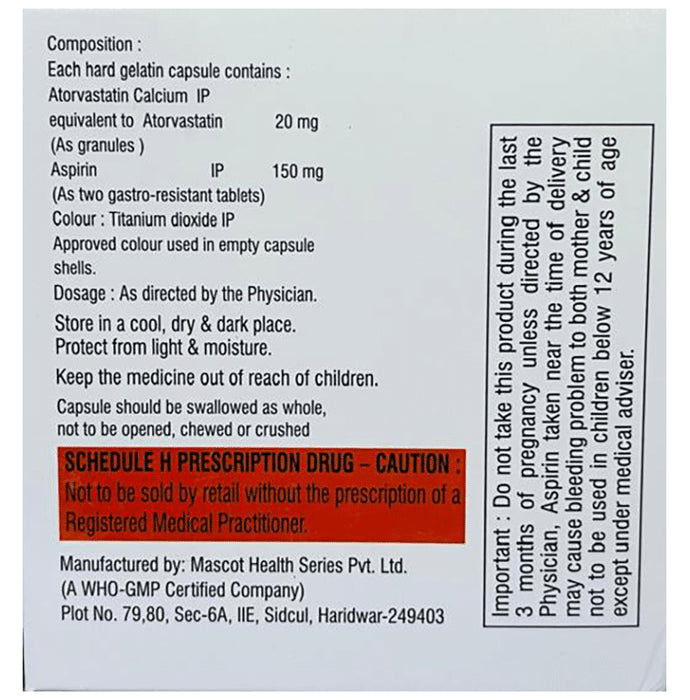 Aspichol 150/20 Capsule