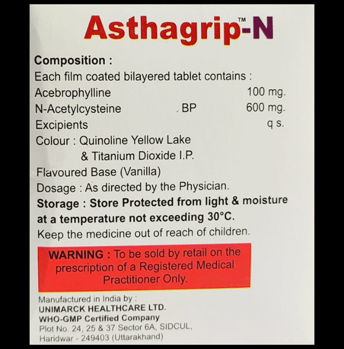 Asthagrip-N Tablet