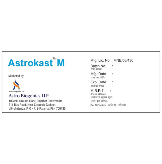 Astrokast M Tablet