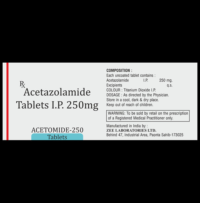 Acetomide 250 Tablet