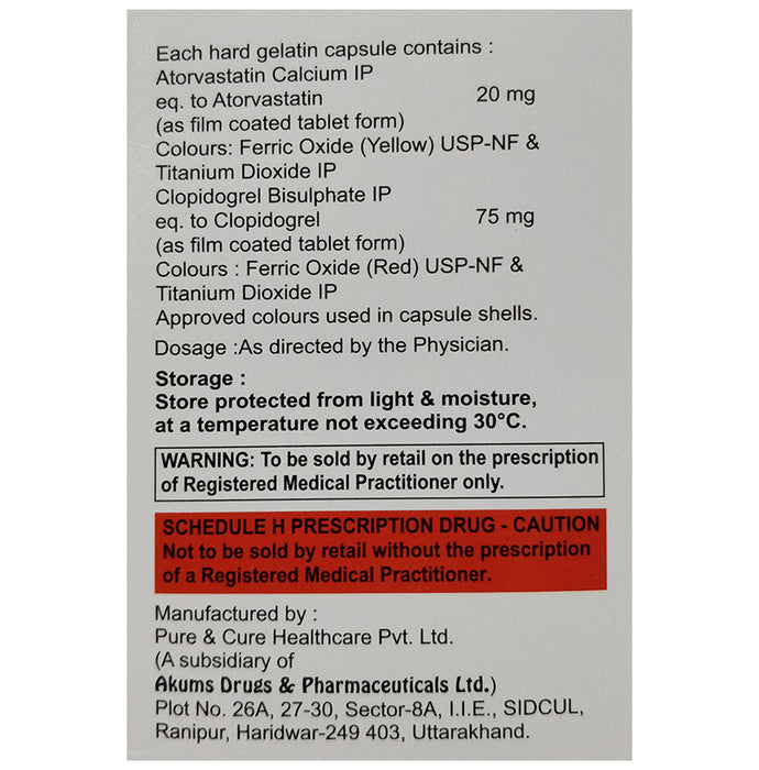 Atorcaid CV 20 Capsule