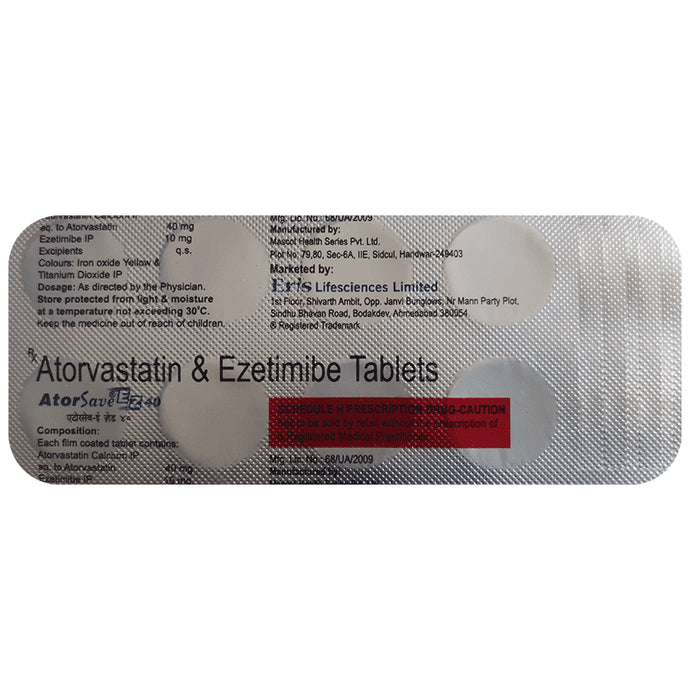 Atorsave EZ 40 Tablet