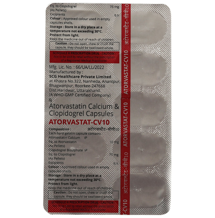 Atorvastat-CV 10 Capsule