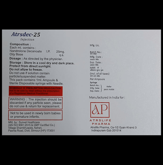Atrsdec 25 Injection