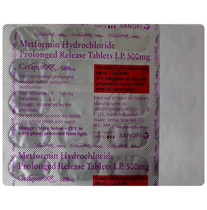 Cetapin XR 500mg Tablet