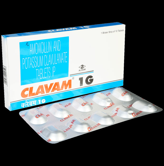 Clavam 1g Tablet - Classic Derma