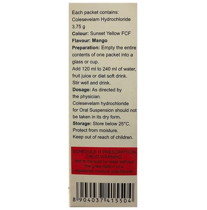 Colsenat 3.75 Oral Suspension Mango Sugar Free