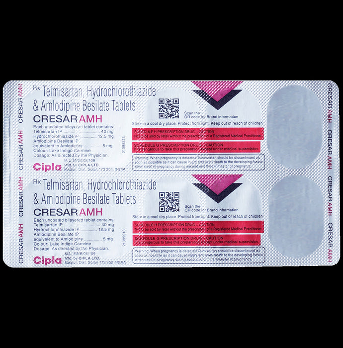 Cresar AMH 40mg/5mg/12.5mg Tablet