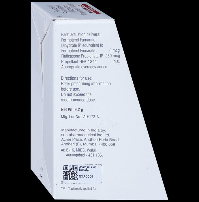 Avessa 250 Inhaler