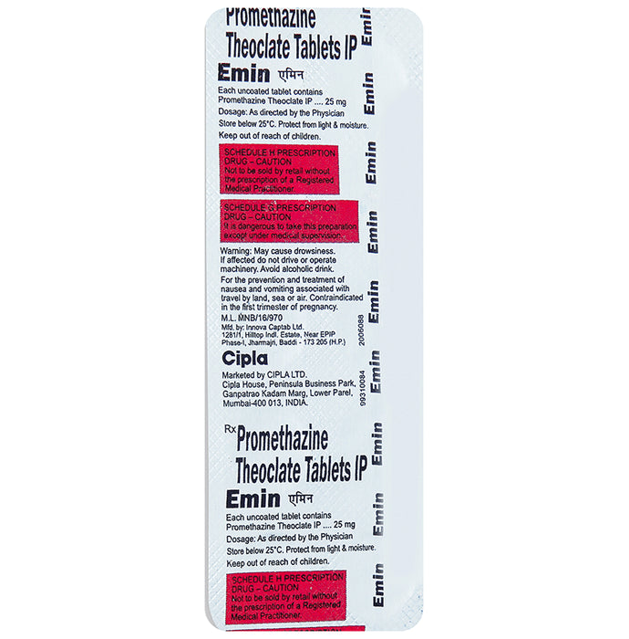 Emin 25mg Tablet