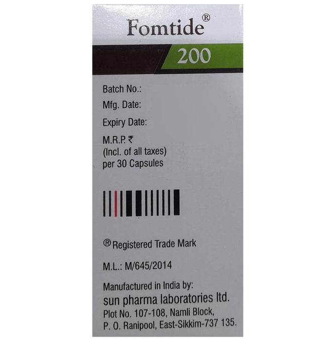 Fomtide 200 Octacap