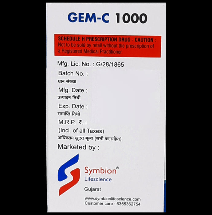 Gem-C 1000 Injection