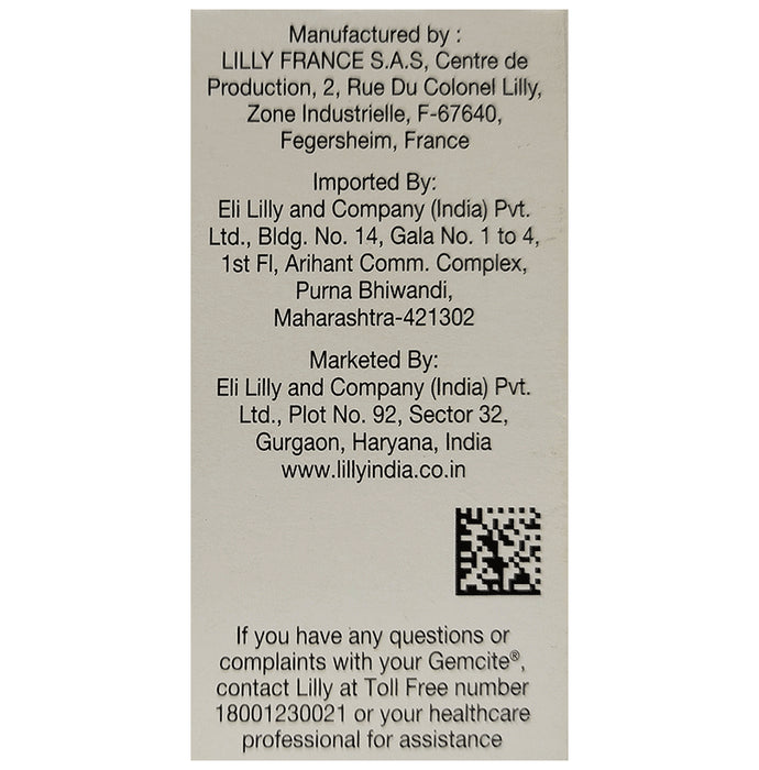 Gemcite 200mg Injection