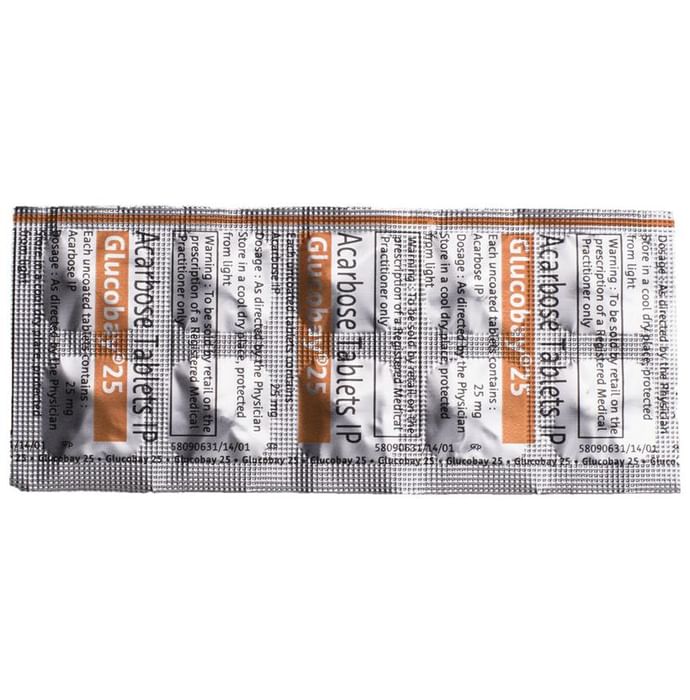 Glucobay 25 Tablet