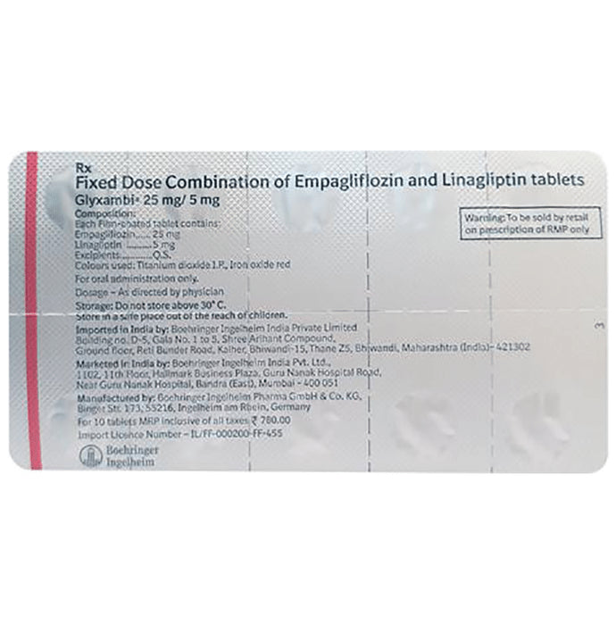 Glyxambi 25mg/5mg Tablet