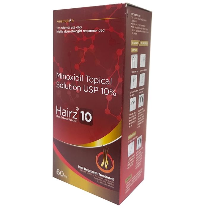 Hairz 10 Hair Growth Solution - Classic Derma