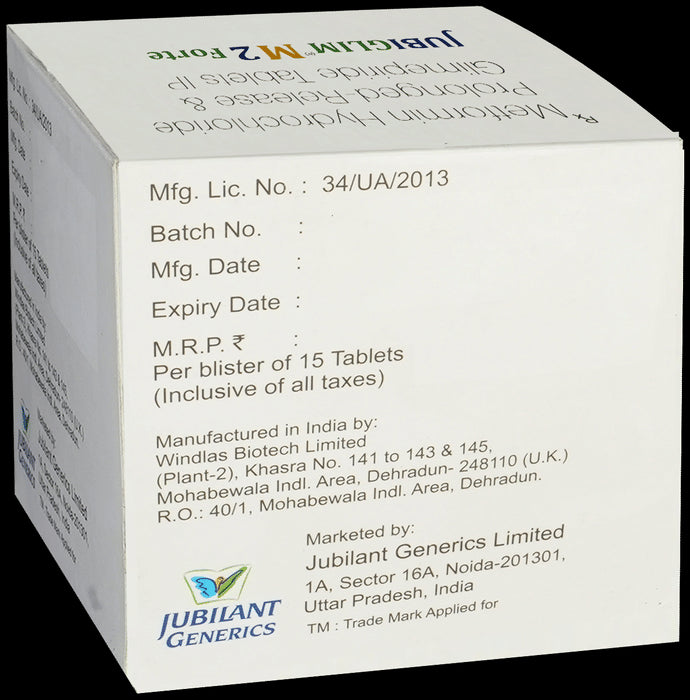 Jubiglim M 2 Forte Tablet PR