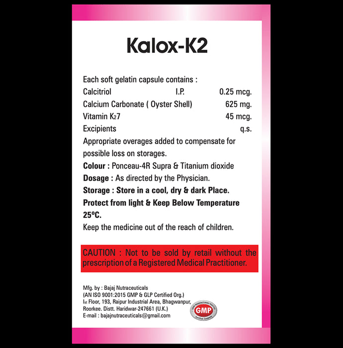 Kalox-K2 Soft Gel Capsule