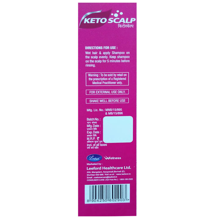 Ketoscalp Shampoo from Leeford for Antifungal Infections