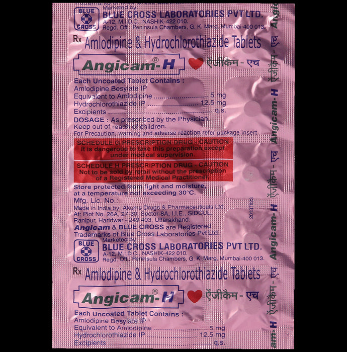 Angicam-H 5mg/12.5mg Tablet
