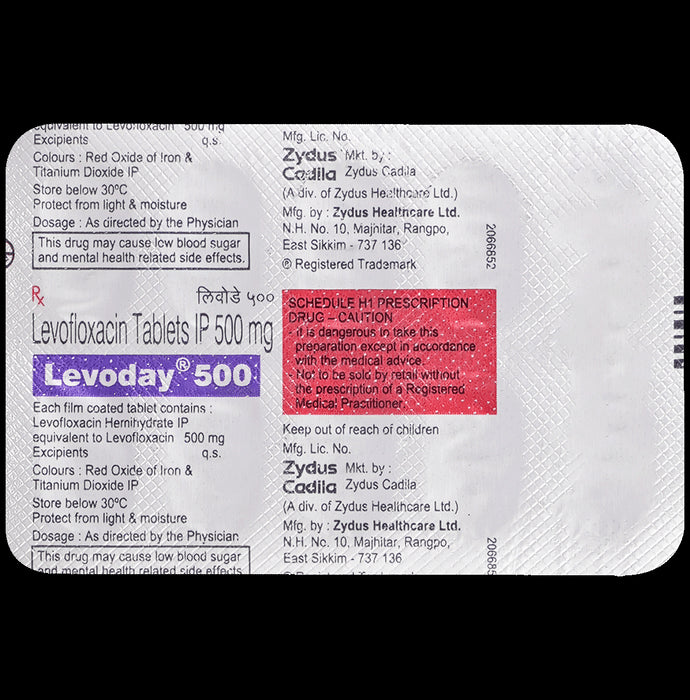 Levoday 500 Tablet