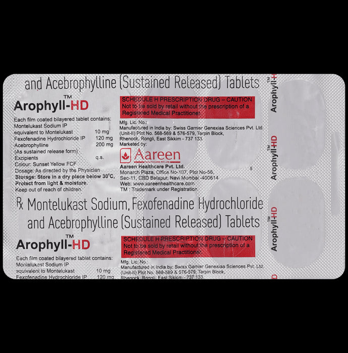 Arophyll HD 10mg/120mg/200mg Tablet