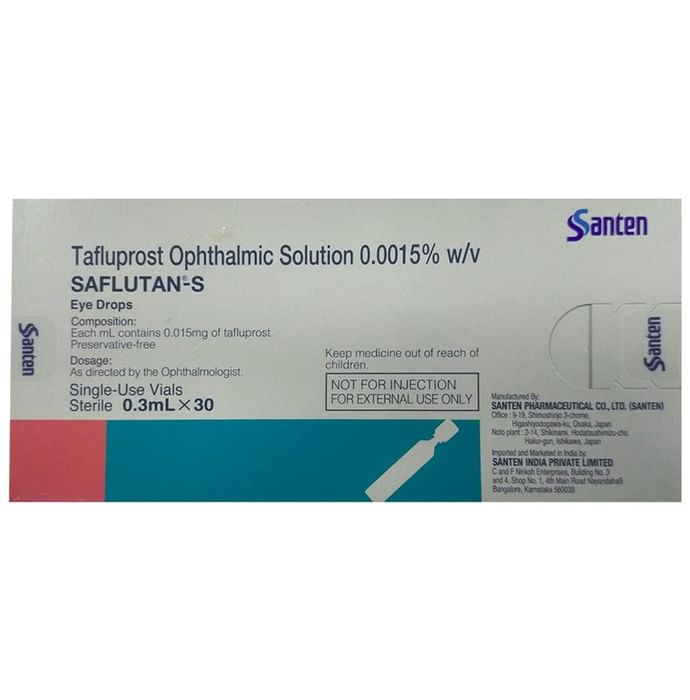 Saflutan-S Eye Drop (0.3ml Each) - Classic Derma