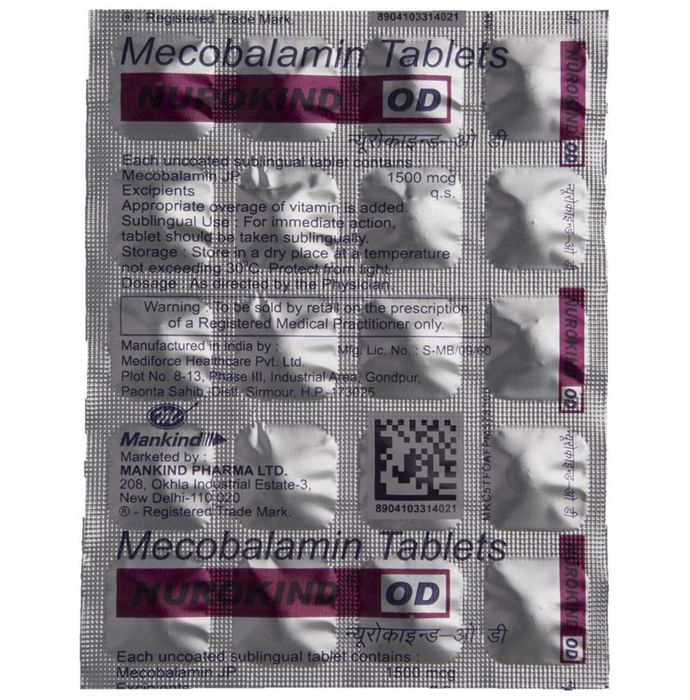 Nurokind-OD Mecobalamin Tablet