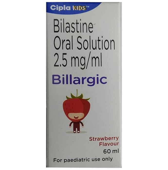 Cipla Kids Billargic Oral Solution Strawberry - Classic Derma