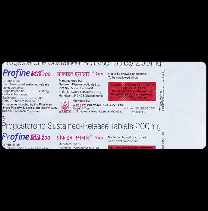 Profine SR 200 Tablet