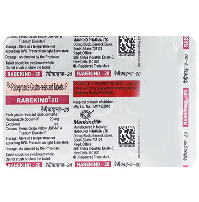 Rabekind 20 Tablet
