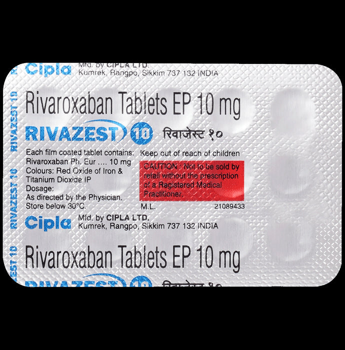 Rivazest 10mg Tablet