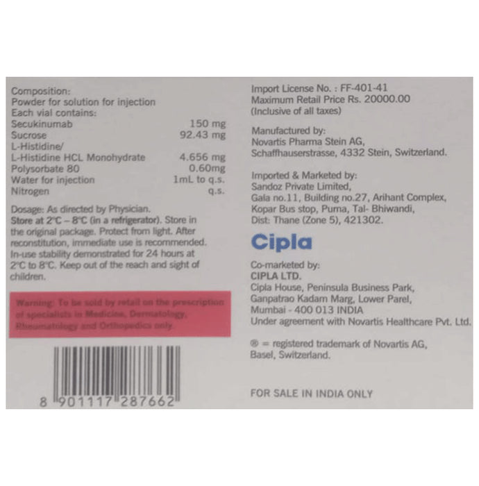 Scapho 150mg Injection