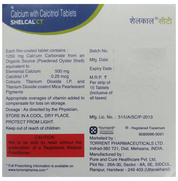 Shelcal CT Tablet